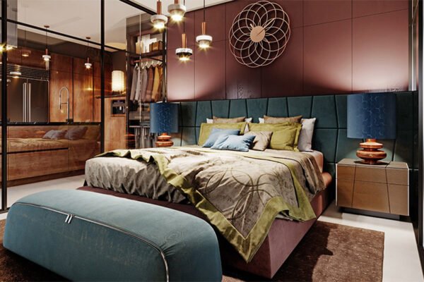 6 elegant bedroom designs with glass walls for your stylish home