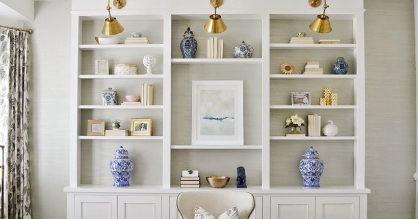 Style up a shelf