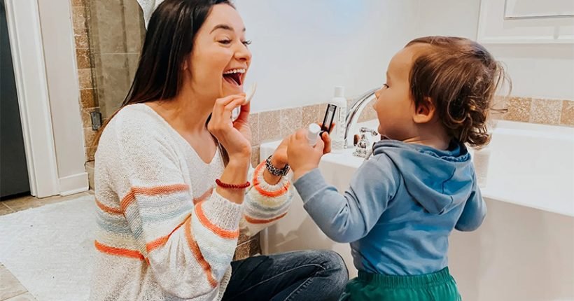 make-up routine for busy women/moms.