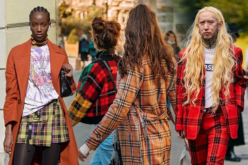 fashion of plaids