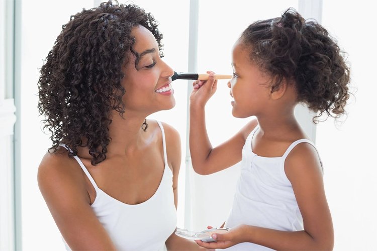 make-up routine for busy women/moms.