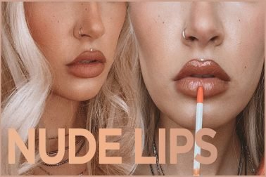 Perfect your fall nude lip combo: cork liner, Kim KW lipstick and gloss